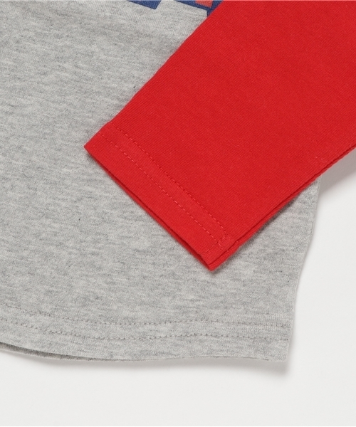 RODEO CROWNS WIDE BOWL（ロデオクラウンズワイドボウル）の「キッズ USA ラグランロングTシャツ（Tシャツ/カットソー・キッズ・ブラック/ネイビー/レッド・SMALL/X-SMALL/MEDIUM）」の6枚目の写真