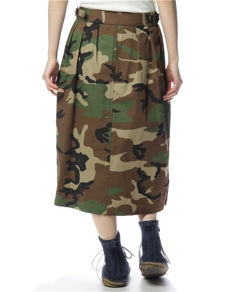 BEAMS BOY(ビームスボーイ)の「BEAMS BOY / 迷彩 グルカ ロングスカート(スカート・レディース・グリーン/グリーン系その他・ONE SIZE)」の4枚目の写真