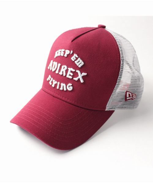 AVIREX（アヴィレックス）の「【直営店限定】AVIREX×NEW ERA　MESH CAP "KEEP FLYNG"/ アヴィレックス×ニューエラ　”キープフライング”（キャップ・レディース・ブラック/ワイン/ネイビー/カモフラージュ・FREE）」の3枚目の写真