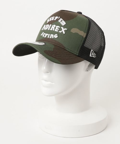 AVIREX（アヴィレックス）の「【直営店限定】AVIREX×NEW ERA　MESH CAP "KEEP FLYNG"/ アヴィレックス×ニューエラ　”キープフライング”（キャップ・レディース・ブラック/ワイン/ネイビー/カモフラージュ・FREE）」の15枚目の写真
