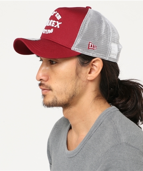 AVIREX（アヴィレックス）の「【直営店限定】AVIREX×NEW ERA　MESH CAP "KEEP FLYNG"/ アヴィレックス×ニューエラ　”キープフライング”（キャップ・レディース・ブラック/ワイン/ネイビー/カモフラージュ・FREE）」の5枚目の写真
