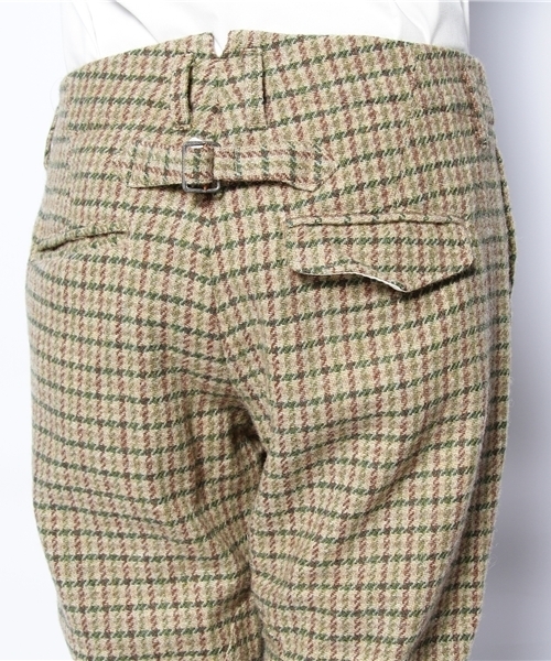 BEAMS BOY（ビームスボーイ）の「BEAMS BOY / ウールチェック ジョッパーズ（その他パンツ・レディース・ブラウン/グリーン・0/1/2）」の4枚目の写真