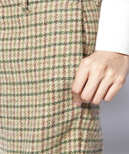 BEAMS BOY（ビームスボーイ）の「BEAMS BOY / ウールチェック ジョッパーズ（その他パンツ・レディース・ブラウン/グリーン・0/1/2）」の5枚目の写真
