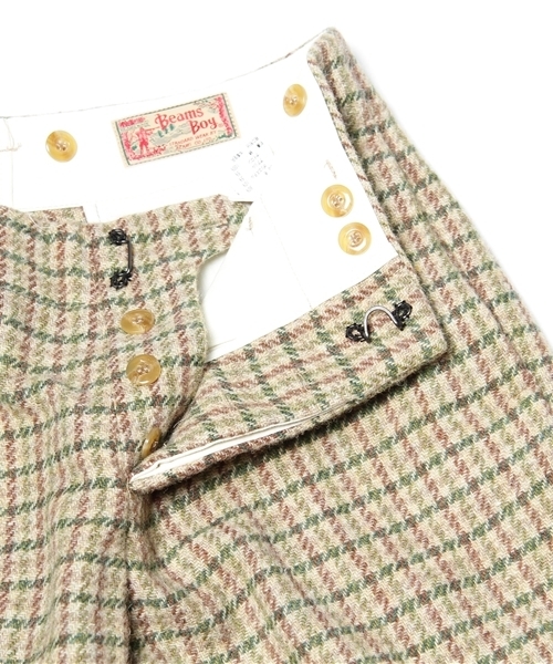 BEAMS BOY（ビームスボーイ）の「BEAMS BOY / ウールチェック ジョッパーズ（その他パンツ・レディース・ブラウン/グリーン・0/1/2）」の8枚目の写真