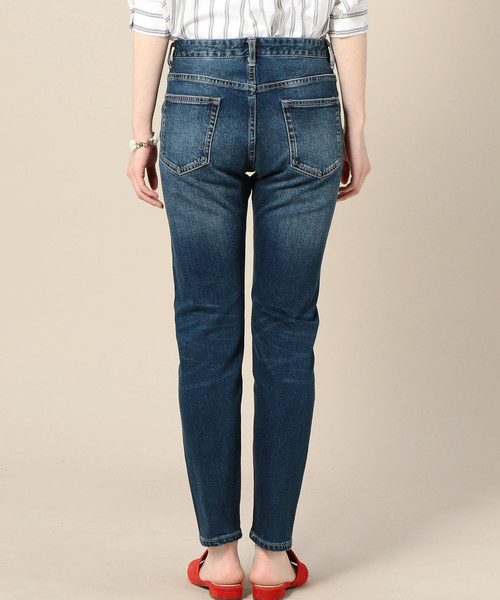 BEAUTY&YOUTH UNITED ARROWS（ビューティーアンドユースユナイテッドアローズ）の「【WEB限定】by ※セルヴィッジデニム9分丈スリムテーパードパンツ о（デニムパンツ・レディース・コバルトブルー/ネイビー・LARGE/SMALL/MEDIUM）」の20枚目の写真