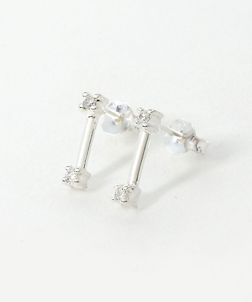 KU-CROISSANT（クークロワッサン）の「CHOKAS  SV925 ピアス CZ（ピアス（両耳用）・レディース・シルバー/シルバー系その他2/シルバー系その他3/シルバー系その他4/シルバー系その他・ONE SIZE）」の14枚目の写真