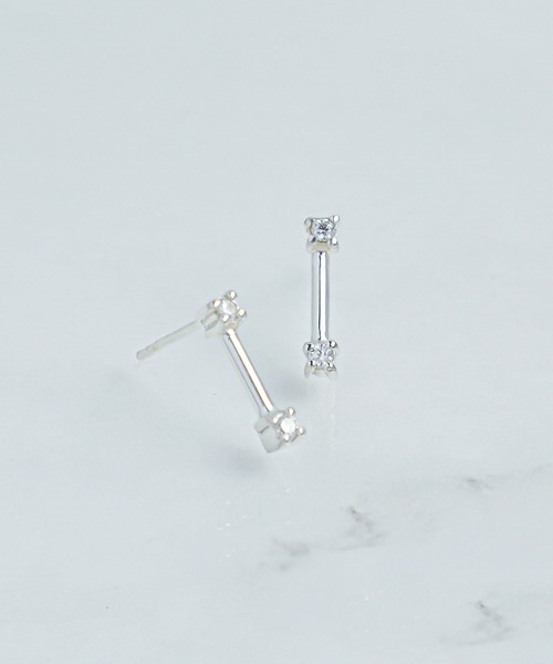 KU-CROISSANT（クークロワッサン）の「CHOKAS  SV925 ピアス CZ（ピアス（両耳用）・レディース・シルバー/シルバー系その他2/シルバー系その他3/シルバー系その他4/シルバー系その他・ONE SIZE）」の13枚目の写真