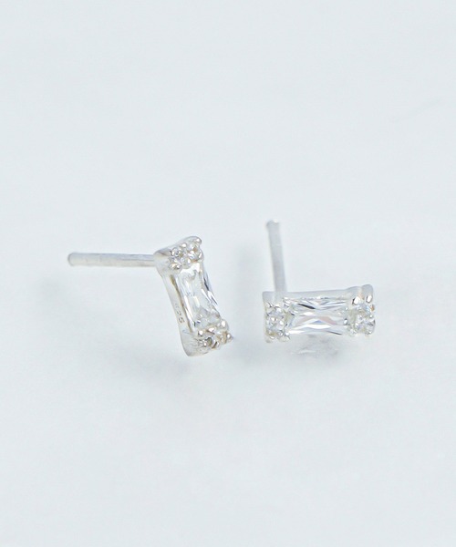 KU-CROISSANT（クークロワッサン）の「CHOKAS  SV925 ピアス CZ（ピアス（両耳用）・レディース・シルバー/シルバー系その他2/シルバー系その他3/シルバー系その他4/シルバー系その他・ONE SIZE）」の6枚目の写真