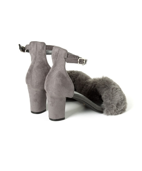 Andemiu（アンデミュウ）の「ファーセパレートサンダル767767（サンダル・レディース・グレー/キャメル・MEDIUM/SMALL/LARGE）」の6枚目の写真