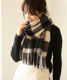 A part by | カシミヤウールチェックストール　 763211 (ストール/ショール)
