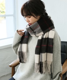 A part by | カシミヤウールチェックストール 763211 (ストール/ショール)