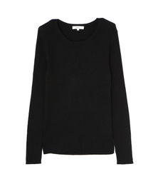 NATURAL BEAUTY BASIC | 【VERY 10月号掲載】100%ウールリブラウンドネックニット(ニット/セーター)