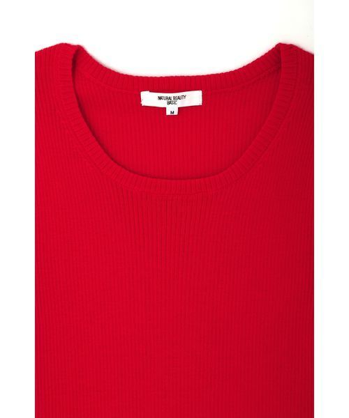 NATURAL BEAUTY BASIC(ナチュラルビューティーベーシック)の「【VERY 10月号掲載】100%ウールリブラウンドネックニット(ニット/セーター・レディース・ブラック/オフホワイト/レッド/グレー/ホワイト系その他・MEDIUM)」の19枚目の写真