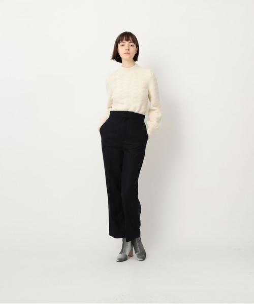 Steven Alan（スティーブンアラン）の「＜Steven Alan＞WOOL FLANNEL WIDE PANTS/ﾊﾟﾝﾂ ◆（その他パンツ・レディース・ピンク/ネイビー・SMALL/MEDIUM/LARGE）」の3枚目の写真