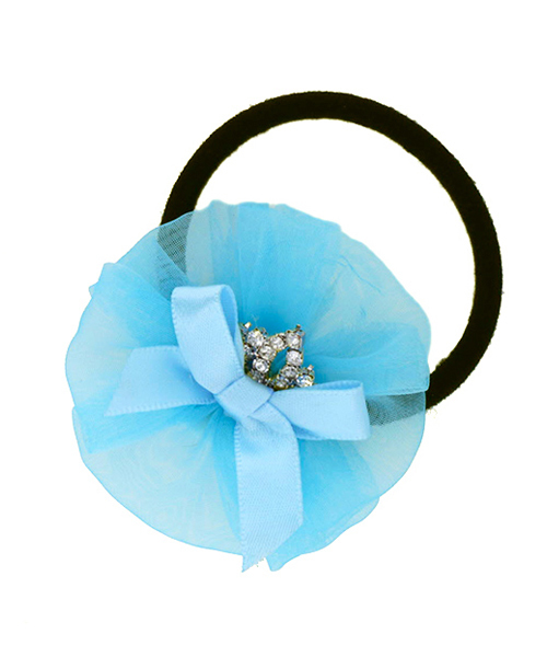 Catherine Cottage（キャサリンコテージ）の「マカロンティアラ クリップ ヘアゴム（その他ヘアアクセサリー・キッズ・ネイビー/レッド/ピンク/ブルー/イエロー/ブラック/ライラック/ホワイト・F/F2）」の11枚目の写真