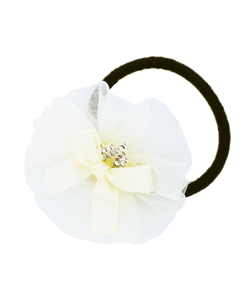 Catherine Cottage（キャサリンコテージ）の「マカロンティアラ クリップ ヘアゴム（その他ヘアアクセサリー・キッズ・ネイビー/レッド/ピンク/ブルー/イエロー/ブラック/ライラック/ホワイト・F/F2）」の12枚目の写真