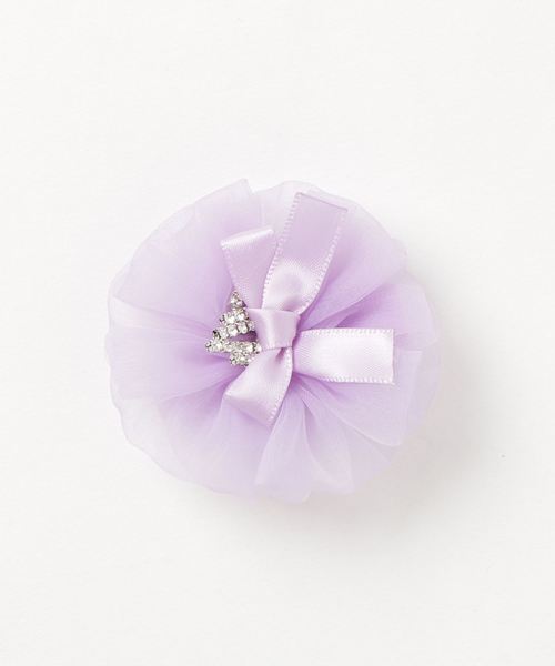 Catherine Cottage（キャサリンコテージ）の「マカロンティアラ クリップ ヘアゴム（その他ヘアアクセサリー・キッズ・ネイビー/レッド/ピンク/ブルー/イエロー/ブラック/ライラック/ホワイト・F/F2）」の6枚目の写真