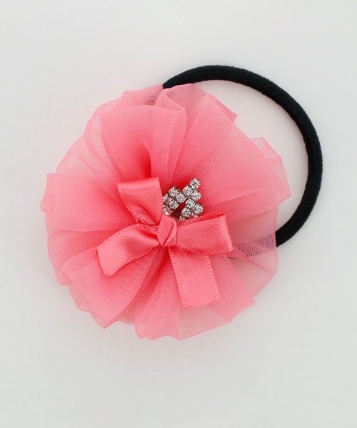 Catherine Cottage（キャサリンコテージ）の「マカロンティアラ クリップ ヘアゴム（その他ヘアアクセサリー・キッズ・ネイビー/レッド/ピンク/ブルー/イエロー/ブラック/ライラック/ホワイト・F/F2）」の16枚目の写真