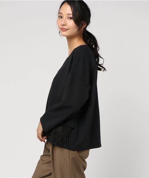 STUDIOUS SELECT（ステュディオスセレクト）の「【CITY】FEATHET PO（Tシャツ/カットソー・レディース・ブラック・FREE）」の2枚目の写真