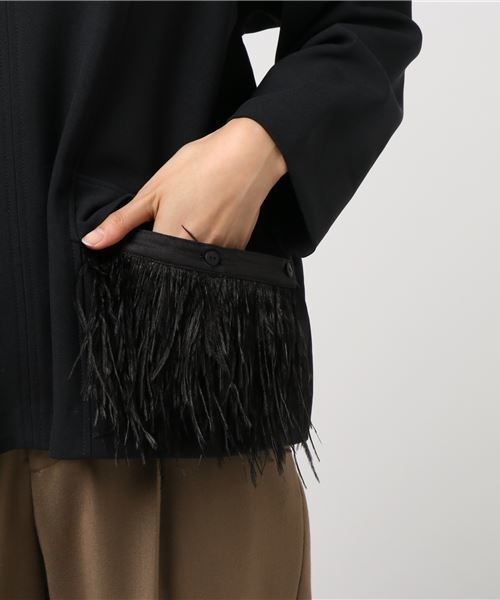 STUDIOUS SELECT（ステュディオスセレクト）の「【CITY】FEATHET PO（Tシャツ/カットソー・レディース・ブラック・FREE）」の6枚目の写真