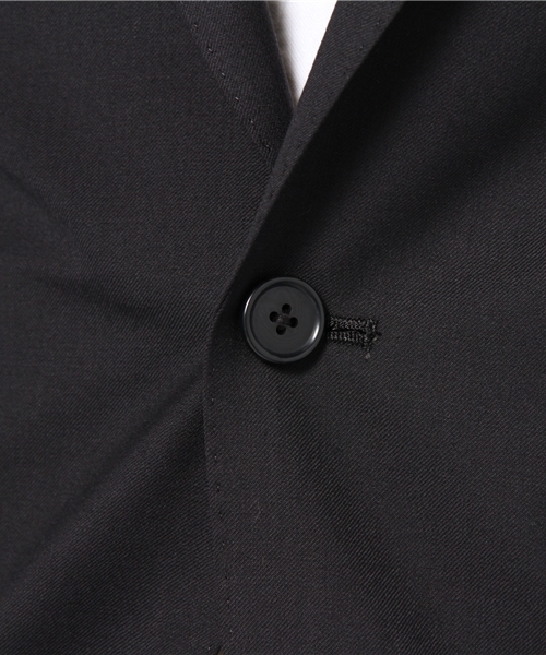 NANO universe（ナノユニバース）の「シルク混シングル2B JK（テーラードジャケット・メンズ・ブラック/ネイビー/チャコール/グレー・44/46/48/50）」の10枚目の写真