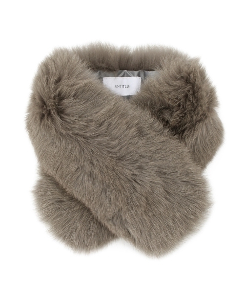 Untitled アンタイトル の フォックスファーティペット ストール ショール Wear