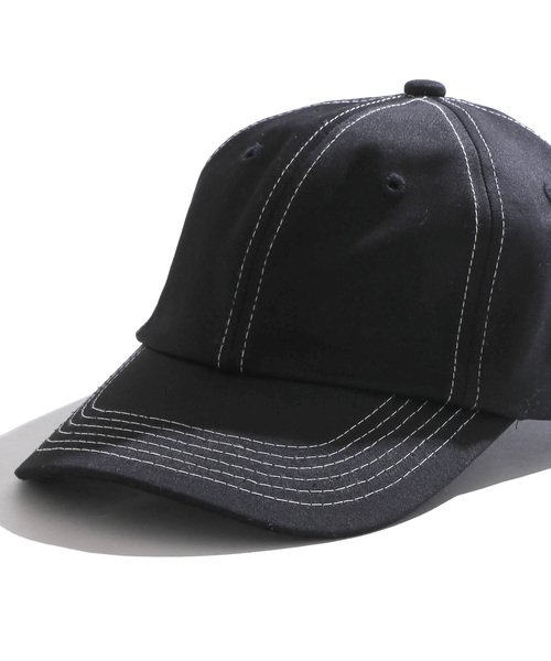 WEGO（ウィゴー）の「DISPARK/ステッチワークキャップ（キャップ・レディース・キャメル/カーキ/ブラック・FREE）」の8枚目の写真