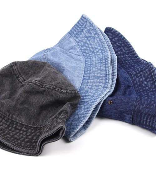 newhattan(ニューハッタン)の「【NEWHATTAN】デニムバケットハット(ハット・メンズ・ブラック/ライトブルー/インディゴブルー/ブルー・FREE)」の9枚目の写真