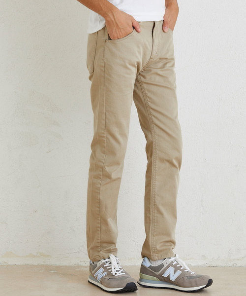 KRIFF MAYER（クリフメイヤー）の「スタンダードチノパンツ（チノパンツ・メンズ・ブラック/ベージュ/ネイビー/サンドベージュ/ダークネイビー/カーキ/ライトベージュ・SMALL/MEDIUM/LARGE/X-LARGE）」の4枚目の写真