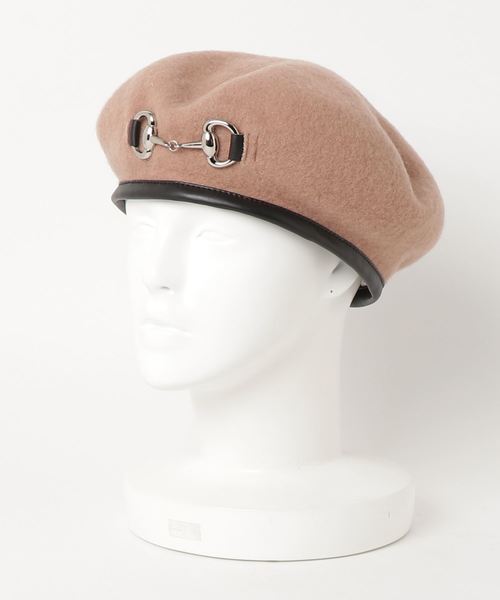 VENCEEXCHANGE（ヴァンスエクスチェンジ）の「ビットベレー帽（ハンチング/ベレー帽・レディース・グレー/ブラック/ベージュ・FREE）」の3枚目の写真