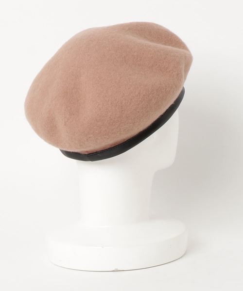 VENCEEXCHANGE（ヴァンスエクスチェンジ）の「ビットベレー帽（ハンチング/ベレー帽・レディース・グレー/ブラック/ベージュ・FREE）」の4枚目の写真