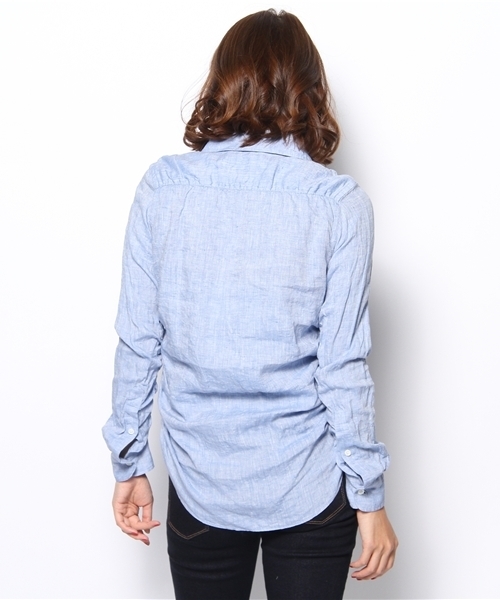 Whim Gazette（ウィムガゼット）の「リネン シャーリングシャツ