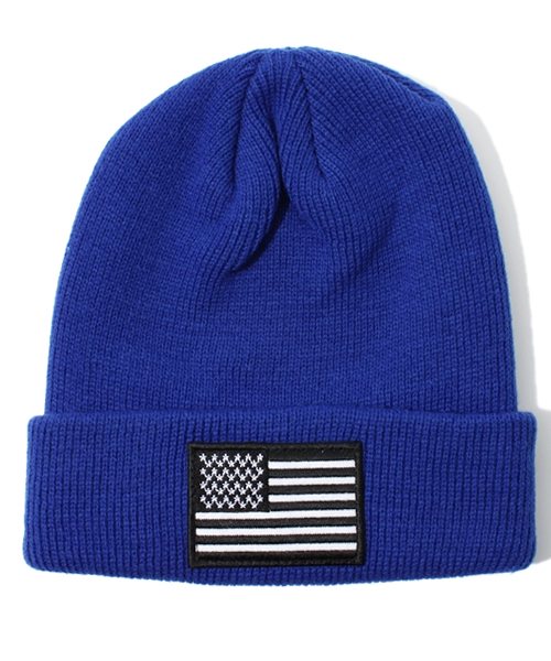 WEGO（ウィゴー）の「WEGO/USリブワッチキャップ（ニットキャップ/ビーニー・メンズ・ホワイト/ブラック/ダークグレー/ブルー/レッド・FREE）」の9枚目の写真