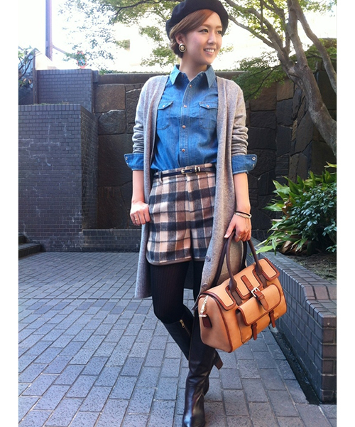 LOUNGEDRESS（ラウンジドレス）の「デニムウエスタンシャツ（シャツ/ブラウス・レディース・インディゴブルー/サックスブルー・ﾌﾘ-）」の13枚目の写真