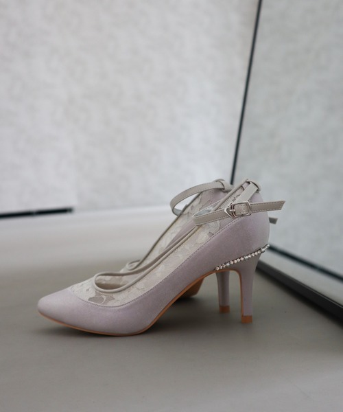 Dorry Doll（ドリードール）の「レース使いパンプス　アンクルストラップ付き（パンプス・レディース・ブラック/ベージュ/シルバー・S/M/L/LL）」の18枚目の写真