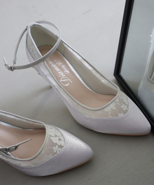 Dorry Doll（ドリードール）の「レース使いパンプス　アンクルストラップ付き（パンプス・レディース・ブラック/ベージュ/シルバー・S/M/L/LL）」の20枚目の写真