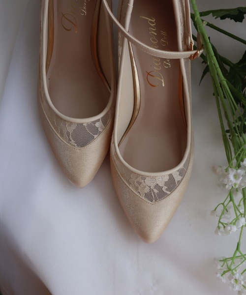 Dorry Doll（ドリードール）の「レース使いパンプス　アンクルストラップ付き（パンプス・レディース・ブラック/ベージュ/シルバー・S/M/L/LL）」の16枚目の写真