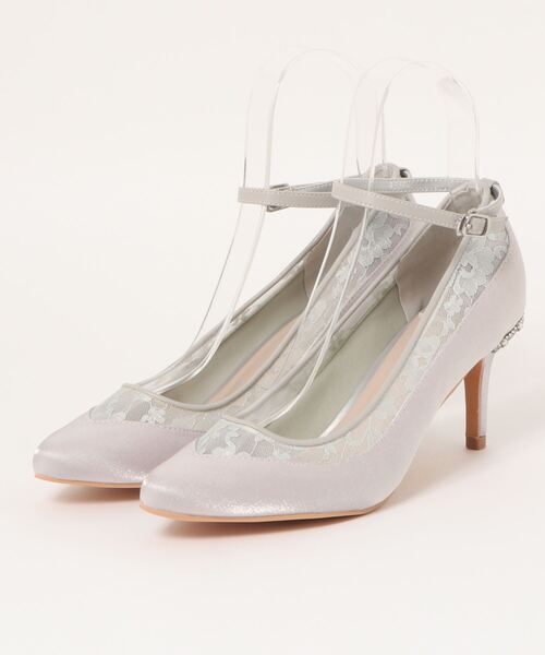 Dorry Doll（ドリードール）の「レース使いパンプス　アンクルストラップ付き（パンプス・レディース・ブラック/ベージュ/シルバー・S/M/L/LL）」の12枚目の写真