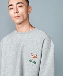 rehacer STAND : Flower Rose HW Sweat / フラワー ローズ ヘヴィーウエイト スウェット