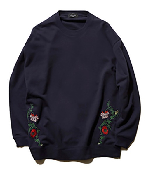 rehacer（レアセル）の「rehacer STAND : Flower Rose HW Sweat / フラワー ローズ ヘヴィーウエイト スウェット（スウェット・メンズ・ブラック/ネイビー/グレー/ブラック系その他5/ブラック系その他2/グレー系その他4/ブラック系その他4/グレー系その他3/グレー系その他5/グレー系その他2/ブラック系その他3/ブルー系その他3/ブルー系その他4/ブルー系その他5/パープル系その他4/ホワイト/ベージュ・SMALL/MEDIUM/LARGE/X-SMALL/X-LARGE）」の16枚目の写真