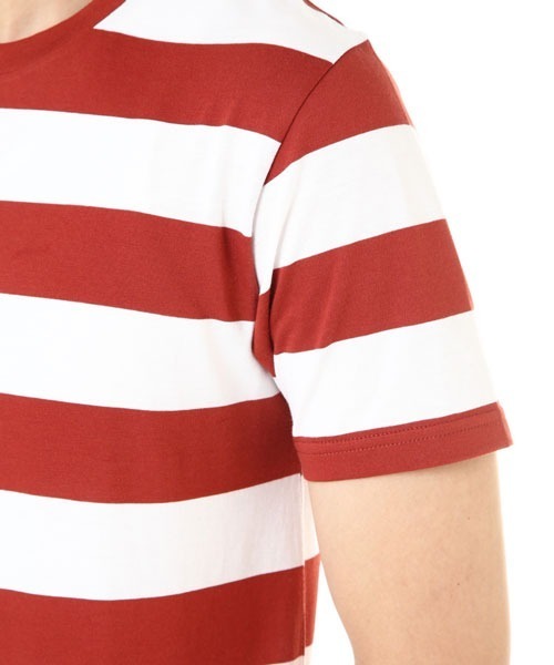 SUNSPEL（サンスペル）の「SUNSPEL / MEN’S?ORGANIC COTTON（Tシャツ/カットソー・メンズ・ネイビー/レッド・SMALL/LARGE/MEDIUM）」の10枚目の写真