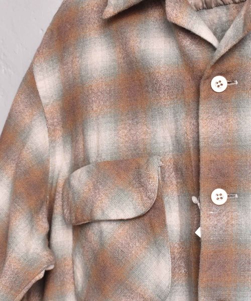 PENDLETON ペンドルトン 60sウールチェックシャツ ブラウン PENDLETON シャツ 「PENDLETON(ペンドルトン)」別注オープン