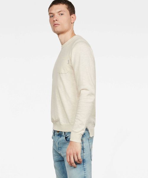 G-STAR(ジースター)の「Core Pocket Knit(ニット/セーター・メンズ・ホワイト/レッド/ダークブルー/ライトブルー・SMALL/MEDIUM/LARGE/X-SMALL)」の20枚目の写真