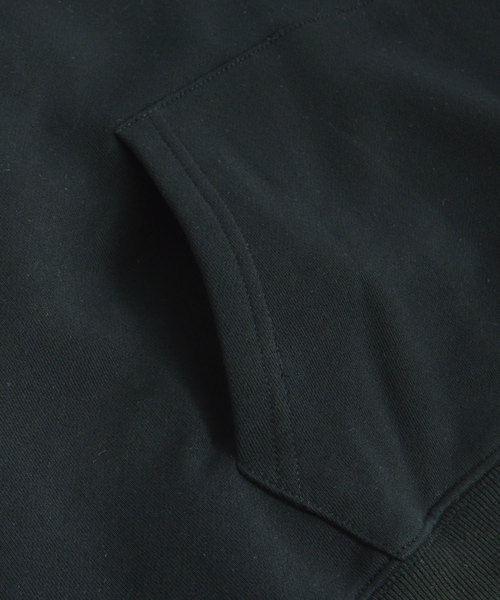 made in standard （メイドインスタンダード）の「ビッグシルエット 12ozヘビーウェイトスウェット プルオーバーパーカー（パーカー・レディース・ホワイト/ブラック/ベージュ/ピンク/ミント/杢グレー・FREE）」の8枚目の写真