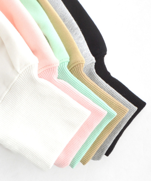 made in standard （メイドインスタンダード）の「ビッグシルエット 12ozヘビーウェイトスウェット プルオーバーパーカー（パーカー・レディース・ホワイト/ブラック/ベージュ/ピンク/ミント/杢グレー・FREE）」の20枚目の写真