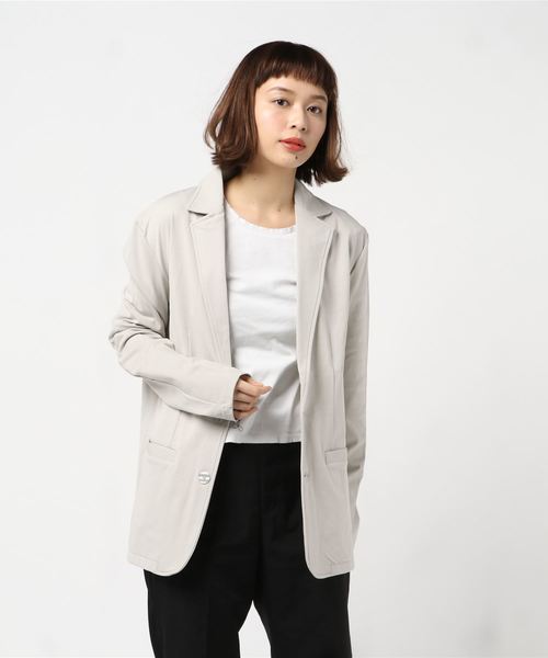 セール Bl 強撚糸ジャージテーラードジャケット テーラードジャケット Bling Leads ブリングリーズ のファッション通販 Zozotown