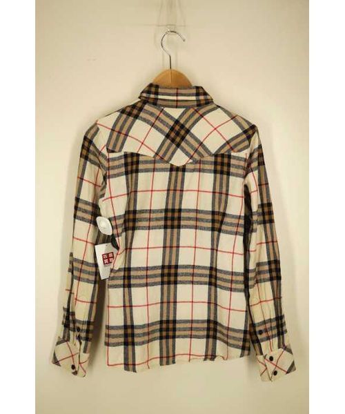 Burberry チェック柄ネルシャツ BURBERRY BLUE LABEL 「BURBERRY LABEL」 チェック柄長袖ネルシャツ 38