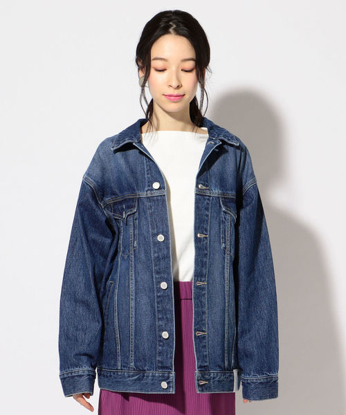 SHIPS（シップス）の「デニムジャケット 19SS（デニムジャケット・レディース・ブラック/ブルー・ONE SIZE）」の19枚目の写真
