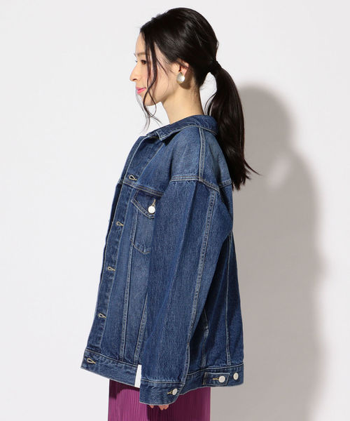 SHIPS（シップス）の「デニムジャケット 19SS（デニムジャケット・レディース・ブラック/ブルー・ONE SIZE）」の18枚目の写真