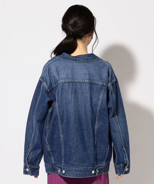 SHIPS（シップス）の「デニムジャケット 19SS（デニムジャケット・レディース・ブラック/ブルー・ONE SIZE）」の17枚目の写真